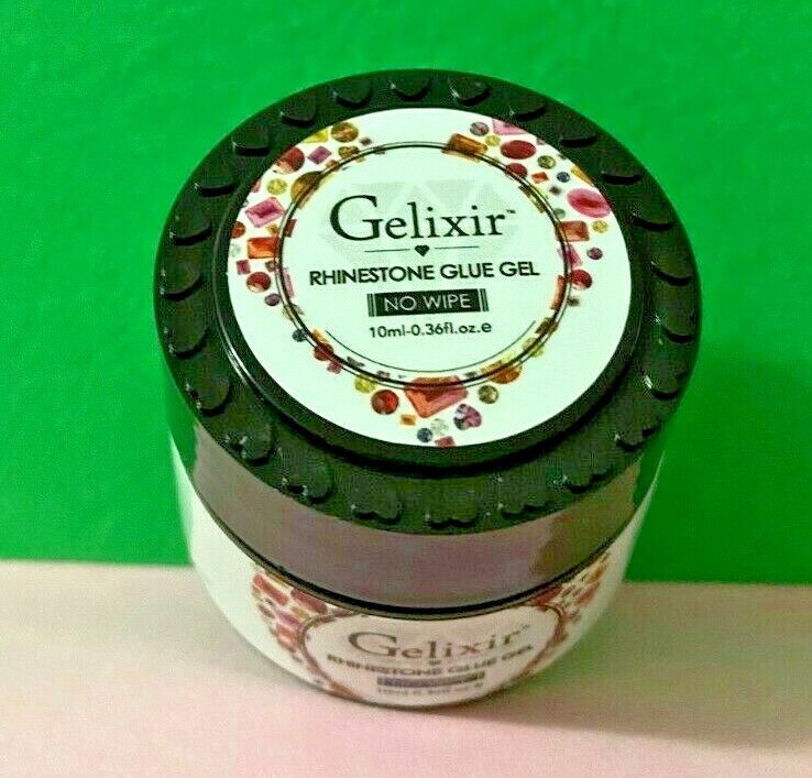 Gelixir – Rhinestone Glue Gel No Wipe 0.36 oz or 1 oz On Sale