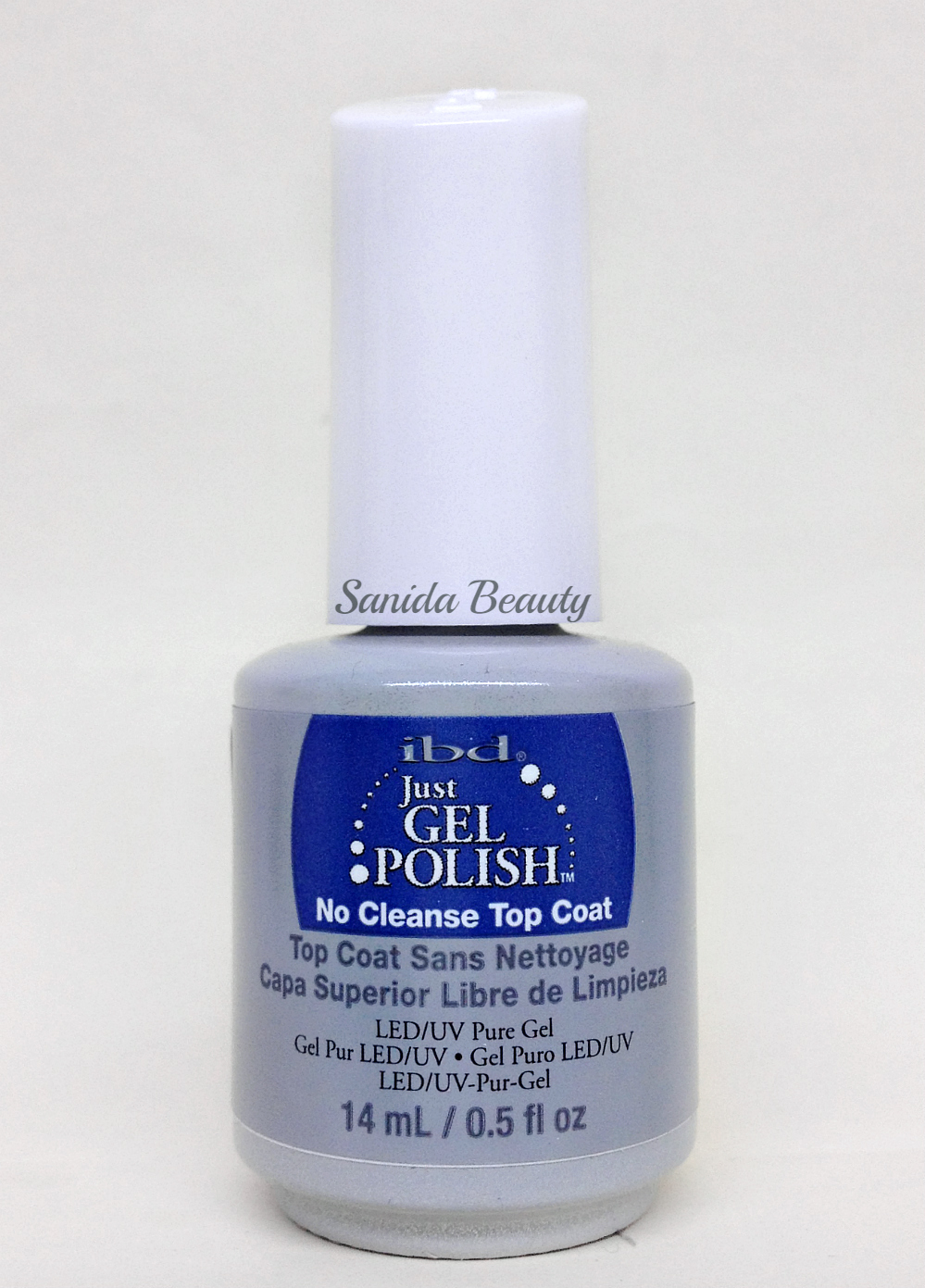IBD Just Gel Polish – No Cleanse Top Coat 0.5oz – 57093