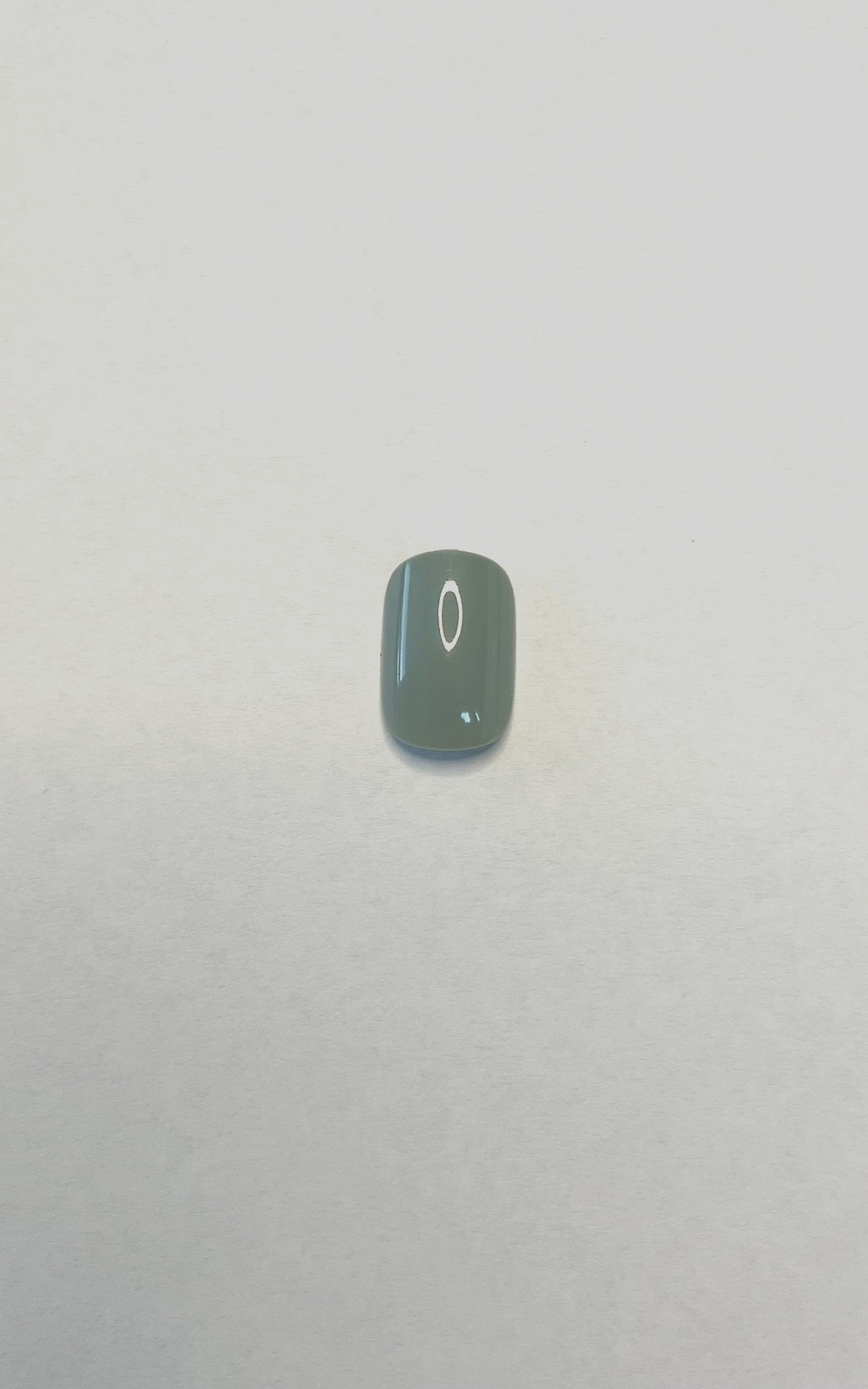 Sage Green Set with Silver Accent Press On Nail