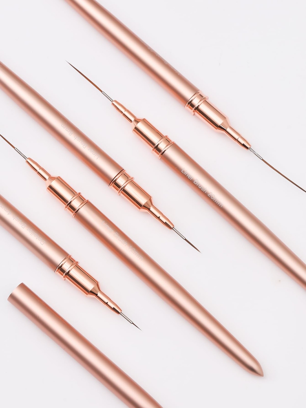 5 Pcs Nail Art Brushes Nail Art Liner Brushes Painting Art Drawing Tool