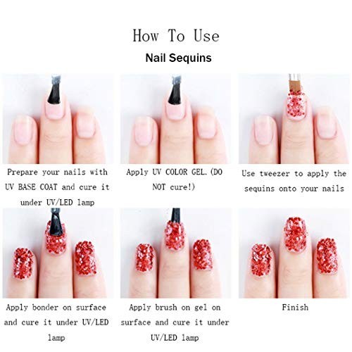 Holographic Glitter Superfine Powder 12 Colors Mixed Iridescent Nail Art