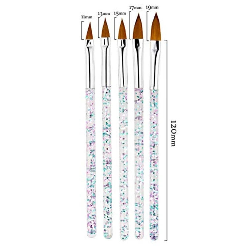 31Pcs Nail Art Brushes, Nail Art Tool Set, Dotting Tools, Dust Brush,Striping Br