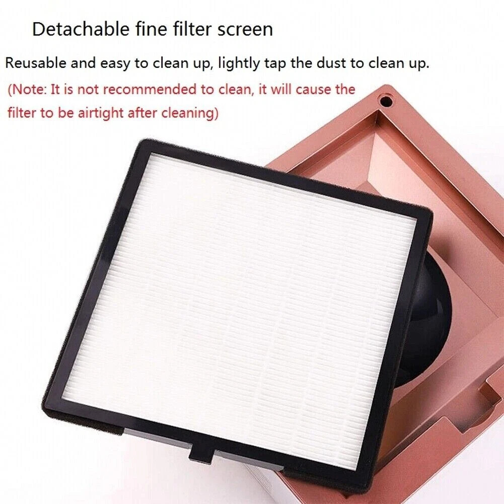 60W Desktop Electric Nail Dust Collector w/ Filter Strong Power Low Noise
