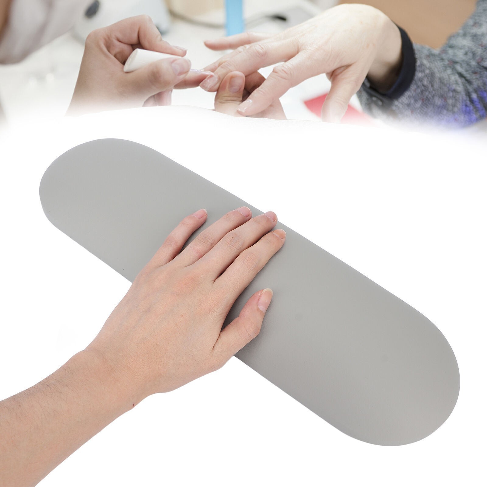 Nail Art Pillow PU Leather Soft Lightweight Manicure Hand Rest Cushion for Home