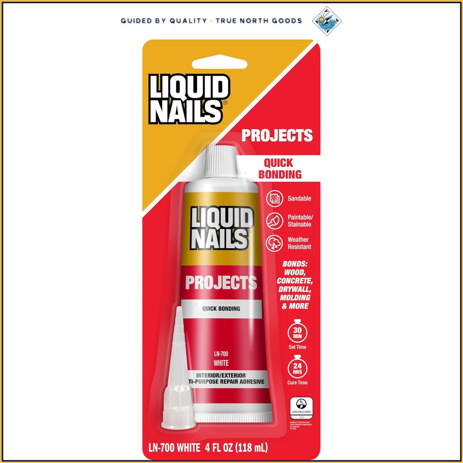 4-Ounce Waterproof Adhesive for Small Projects and Repairs on Multiple Surfaces