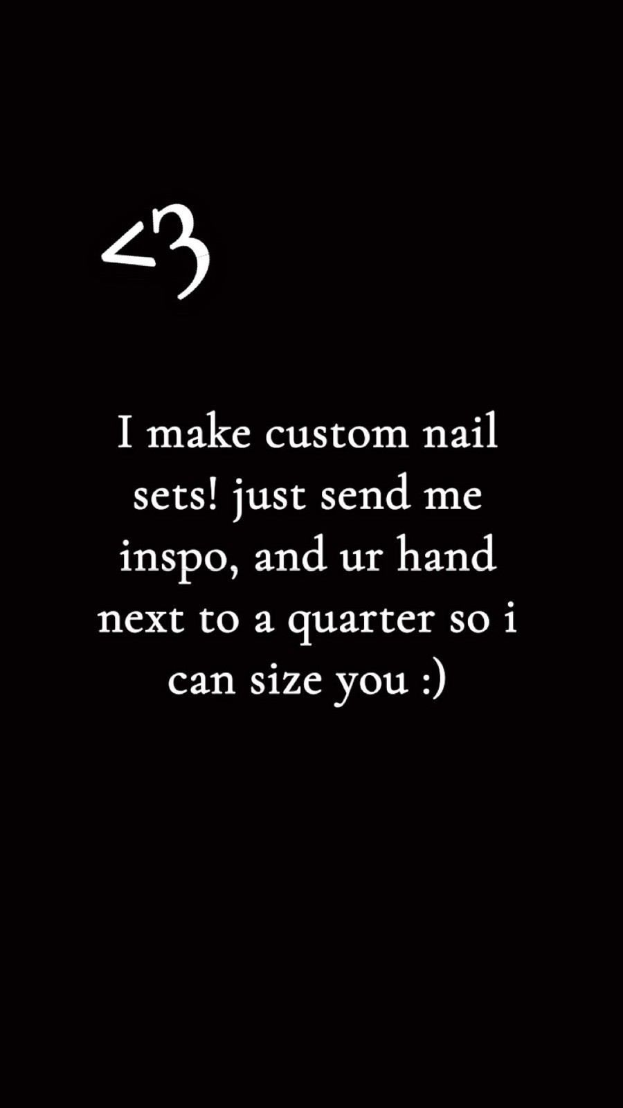 Custom Press on nails! :)