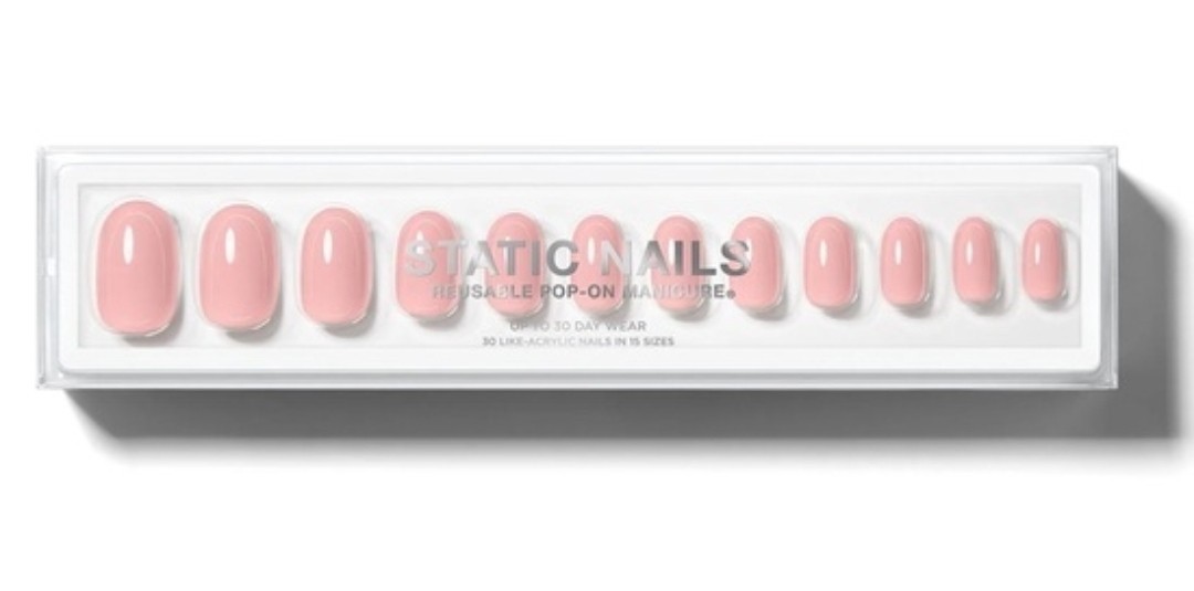 Static Nails Reusable Pop-On Manicures (Jet Setter Round) Brand New in Box!!