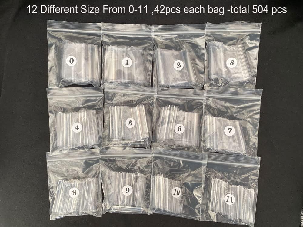 No C Curve 3XL Square Nail Tips-Clear Acrylic Nails Square Shape Nail Tips