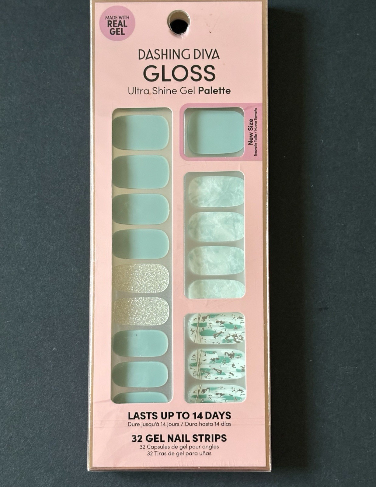 4-Packs Dashing Diva Ultra Shine Gel Nail Strips Press On Manicure Set Vegan NEW