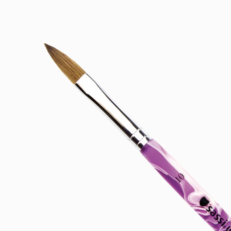 Sassi Kolinsky 100% Sable Nail Brush #10 Oval