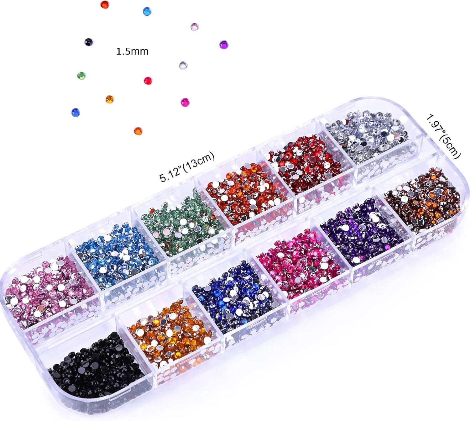 3000 diamantes de imitación para manualidades, diamantes de imitación AB