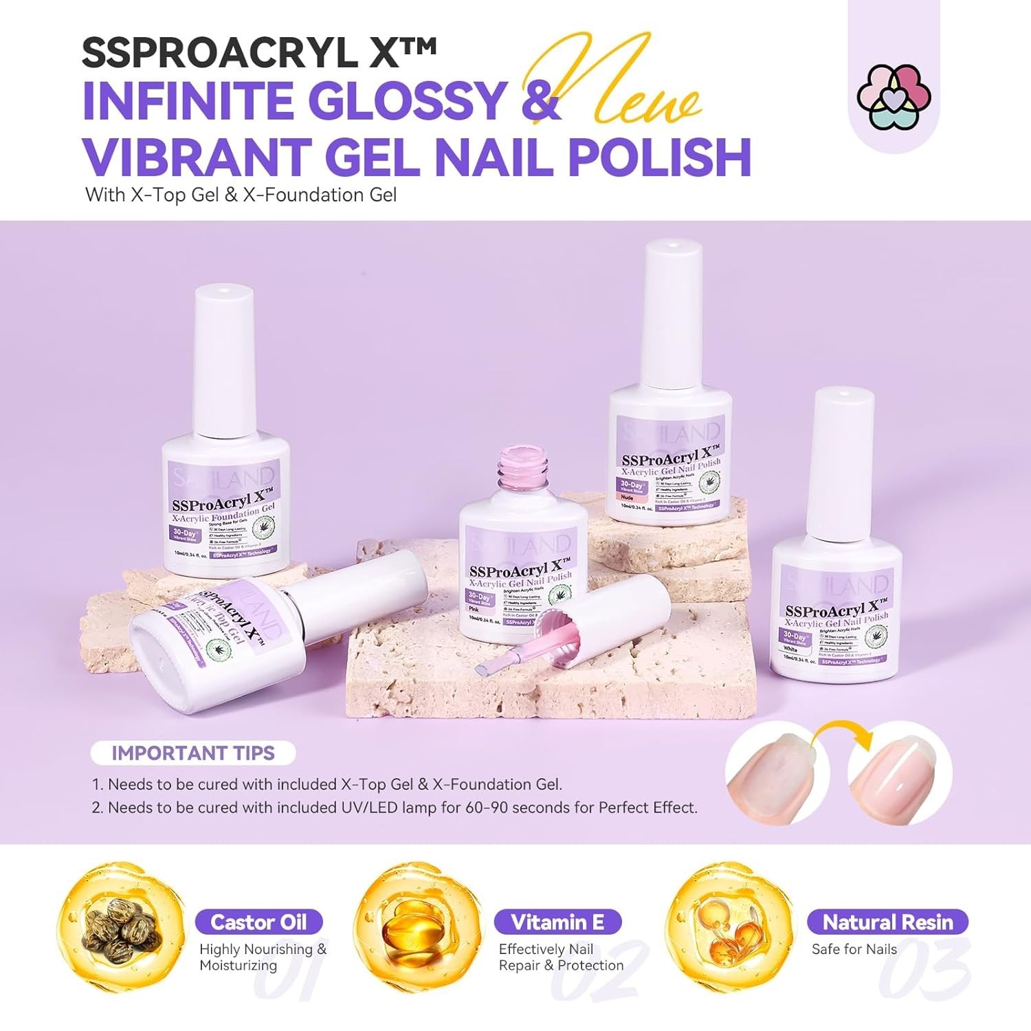 Luxury Professional Acrylic Nail Kit: Includes Nail Polish, Drill & Training Mat