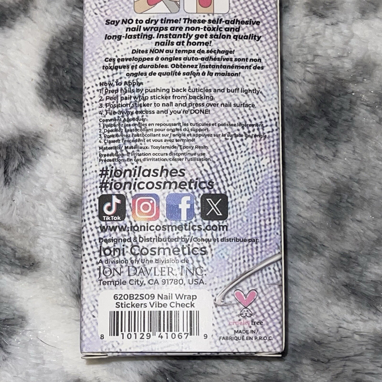 Ioni Nail Wrap Stickers – Vibe Check