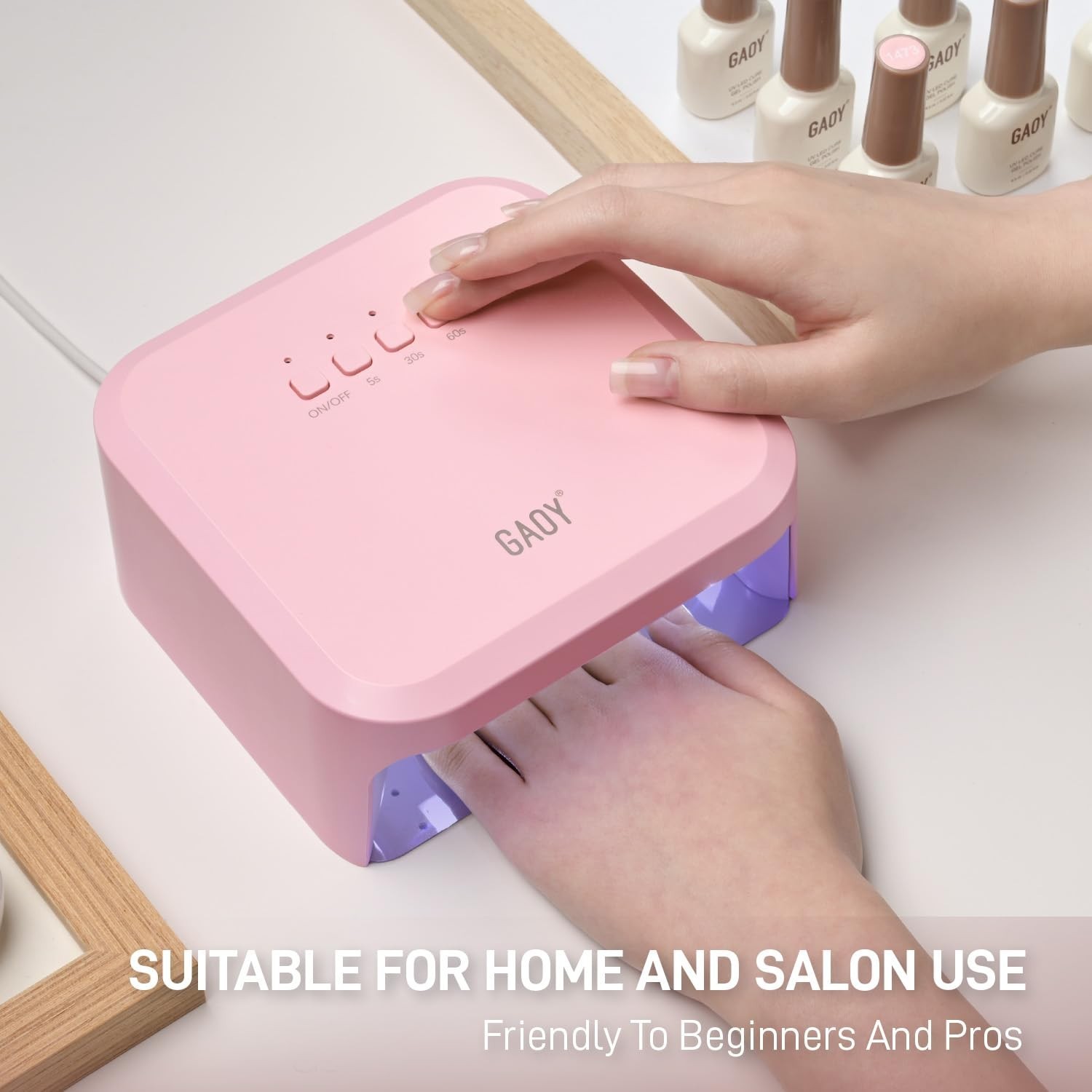 GAOY UV Light for Gel Nails, Professional Nail Dryer with Infrared … Fast Ship