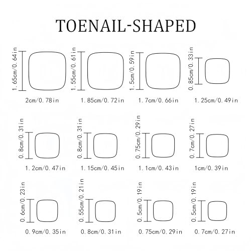 24Pcs 4th of July Press on Toenails American Flag Fake Five-Pointed Star