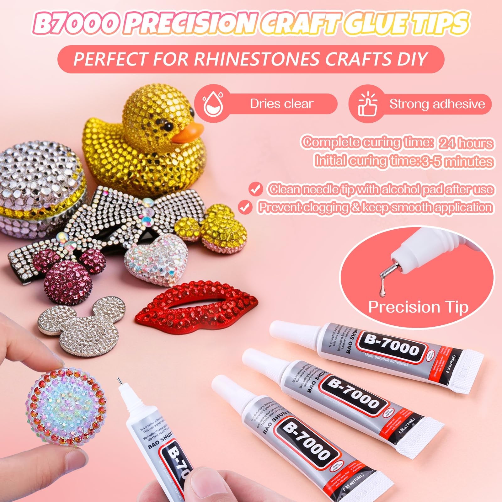 48000Pcs 48 Colors Jelly Rhinestones for Bedazzling and Diamond Art,3mm Resin…