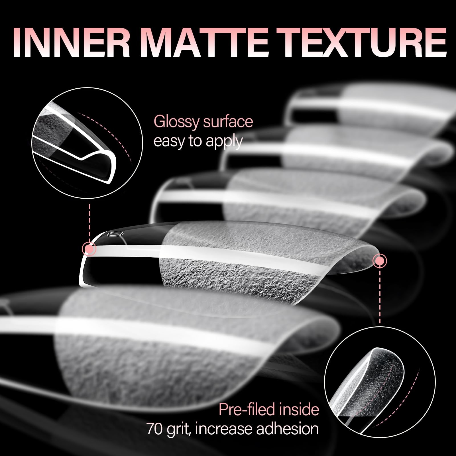 AILLSA Short Coffin Nail Tips for DIY Beginners