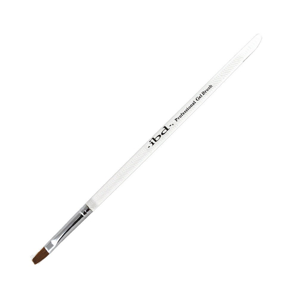 ibd Clear Handle #6 Gel / Acrylic Flat Square Brush