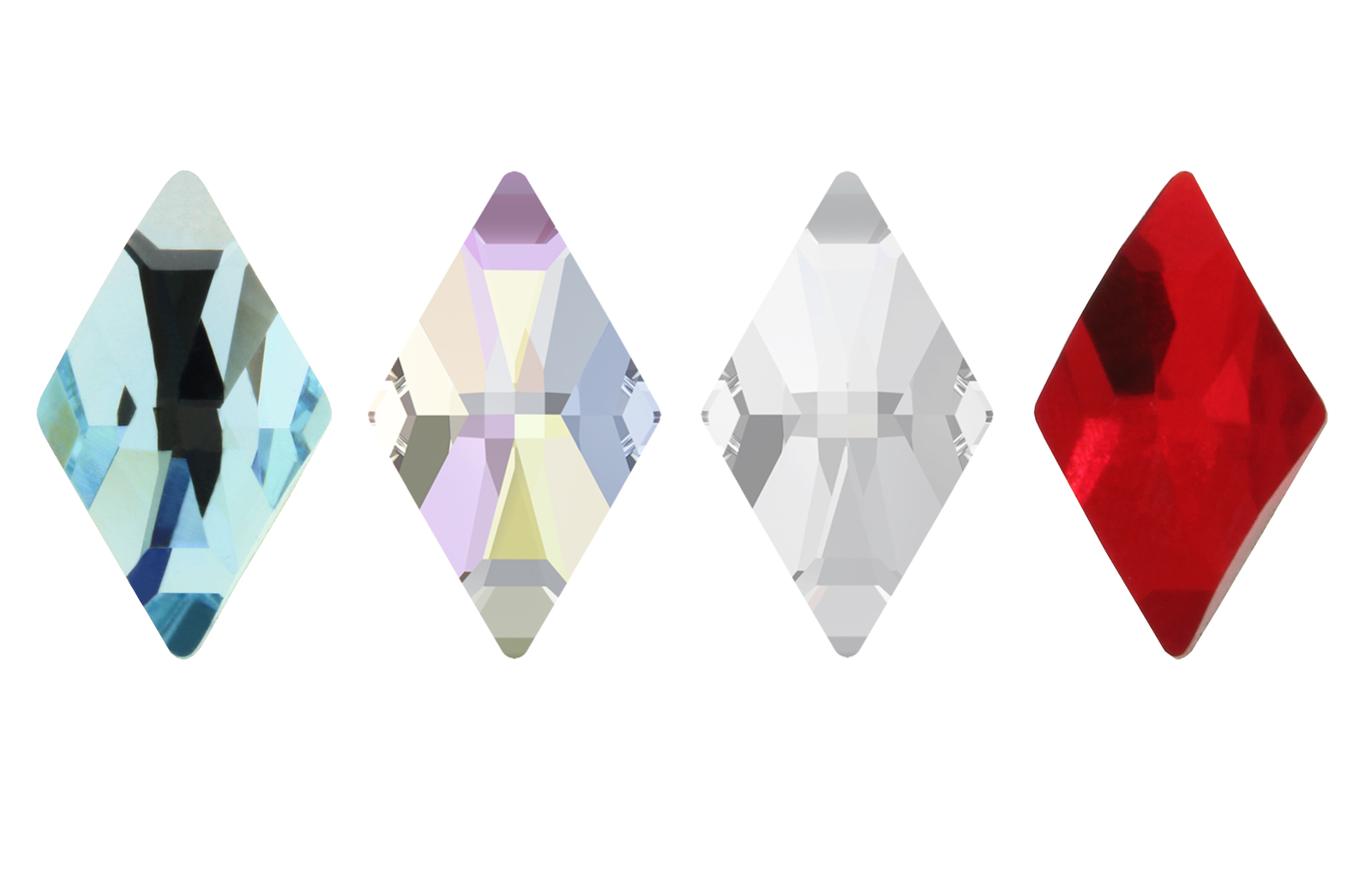 Superior PRIMERO 2709 Rhombus Flat Backs 10x6mm Rhinestones – All Colors