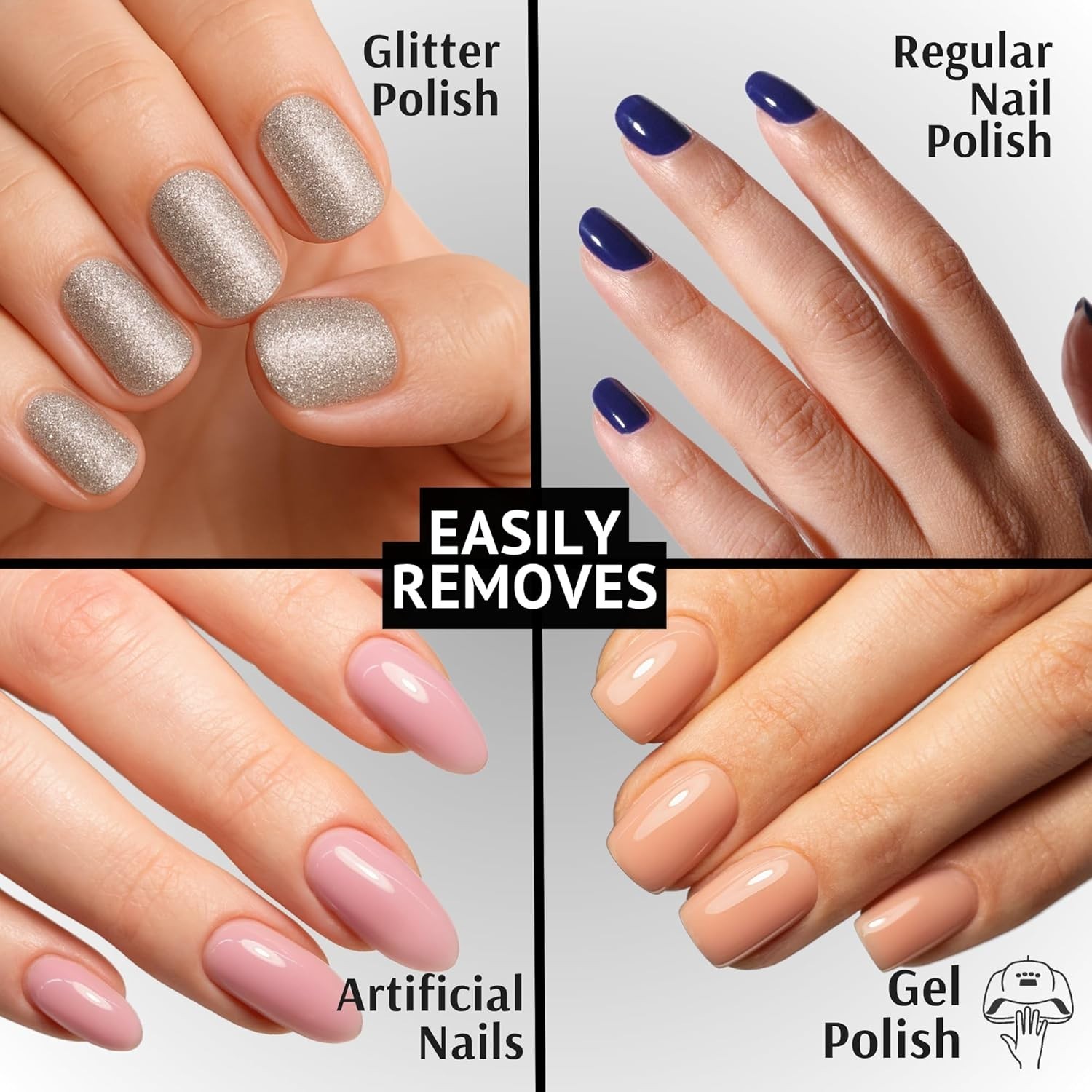 Pronto 100% Acetone Nail Polish Remover – Gel 16 Fl Oz (Pack of 1)