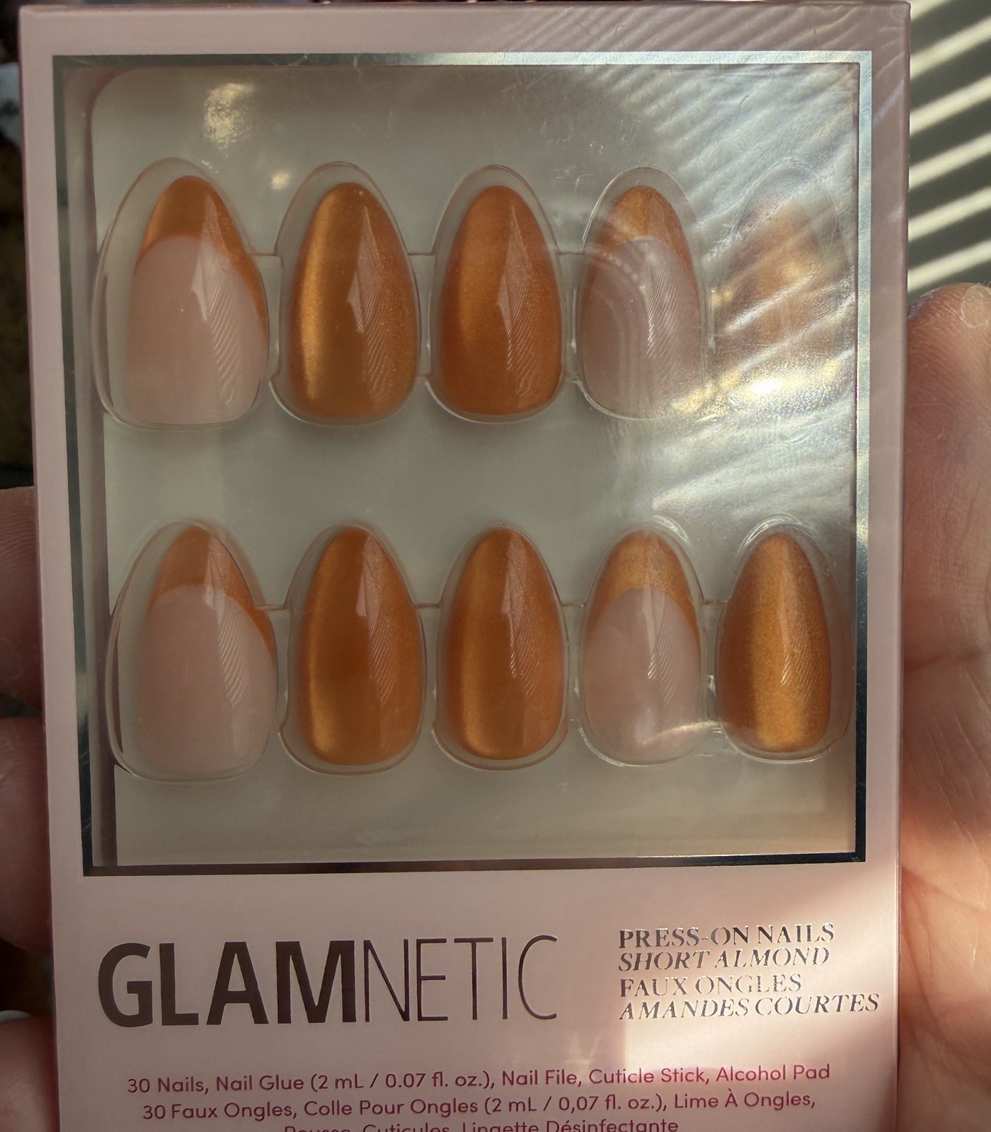 Glamnetic Press On Nails-Orange Pop