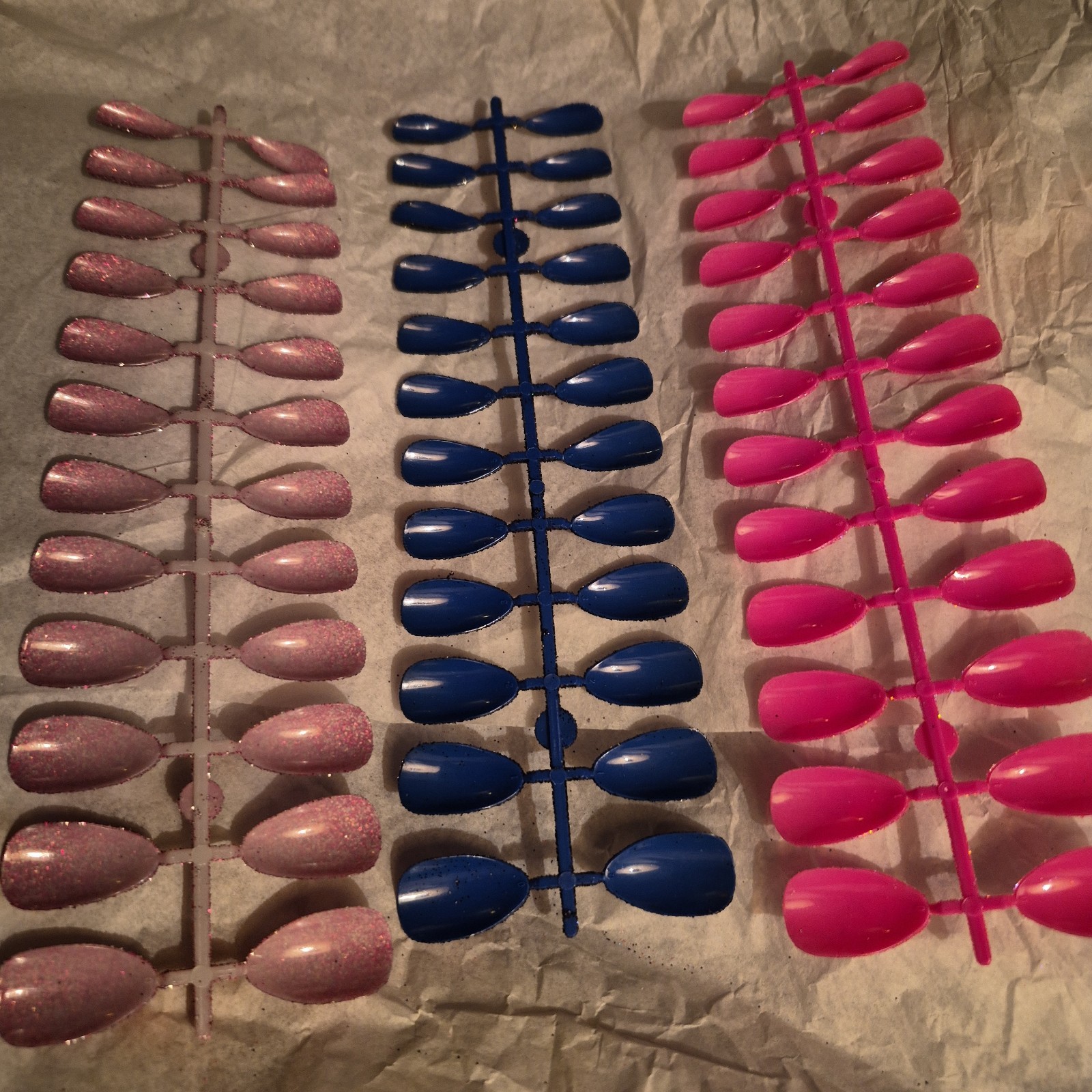 Stick On Glitter Nails See Pics And Description