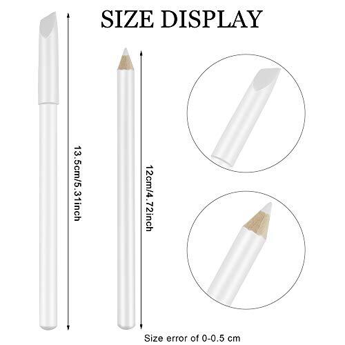 Nail Whitening Pencil 2-In-1 French Manicure Pen with Cuticle Pusher Cap