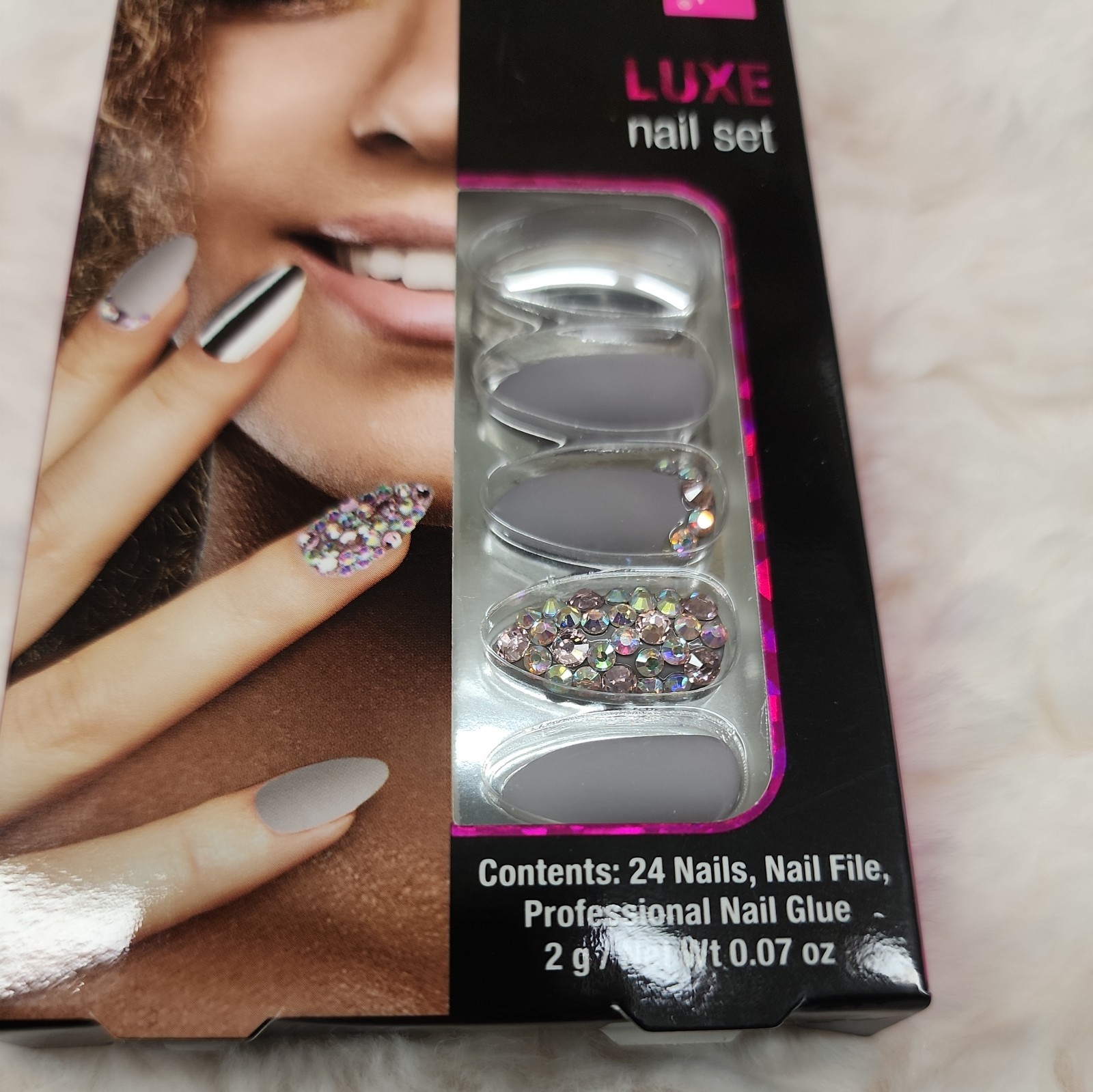 Salon Perfect Artificial Nails Luxe Nail Set 1 Pack 24