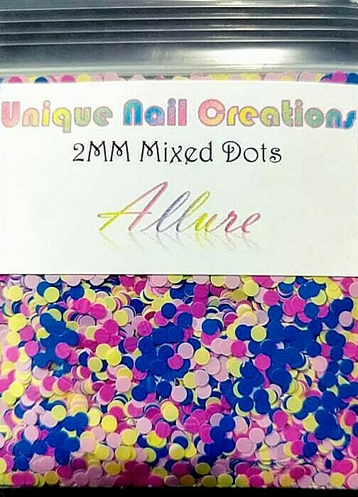 1,2,&3MM Mixed DOTS GLITTER BLENDS~U Choose Nail•Acrylic•Gel•Body Art•Face