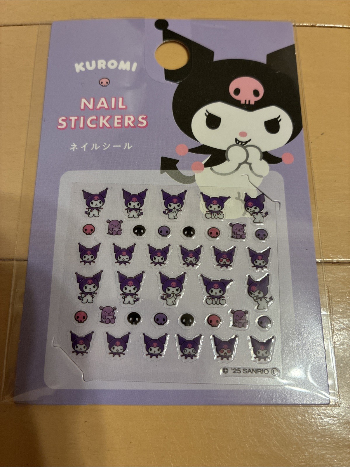 Sanrio mini nail stickers Set of 3 My Melody Japan Kawaii