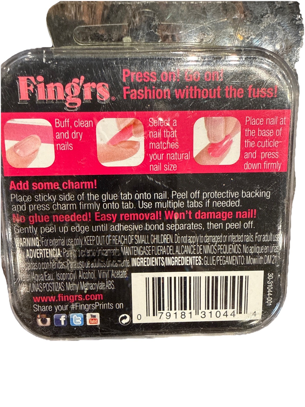 fing’rs press on nails – Rock Rebel With Charms