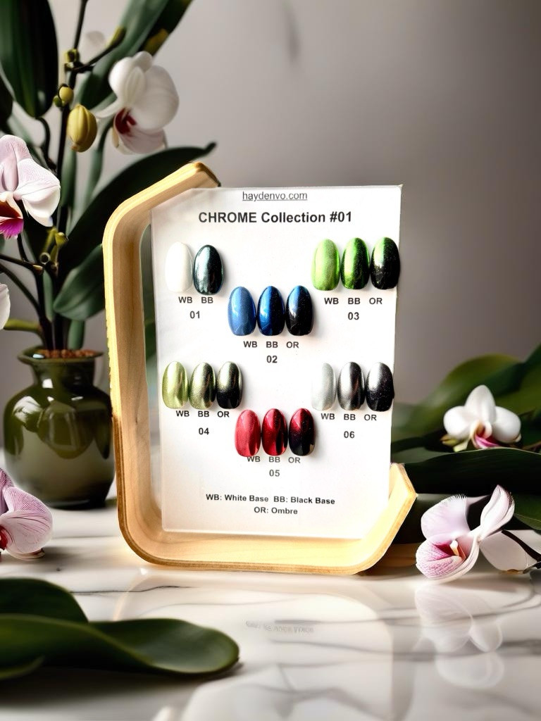 Chrome Powder For Nails – Limited Special Collection By Hayden Vo-MrChrome Nails