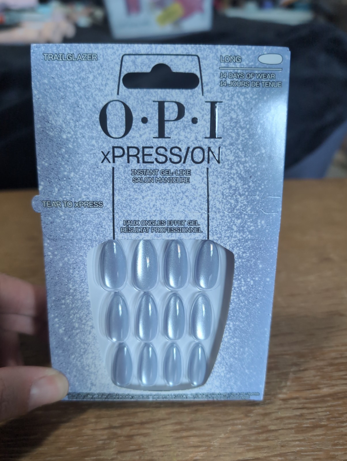 OPI xPress On – Trailglazer Instant Gel-Like Salon Manicure Long Nails Sealed