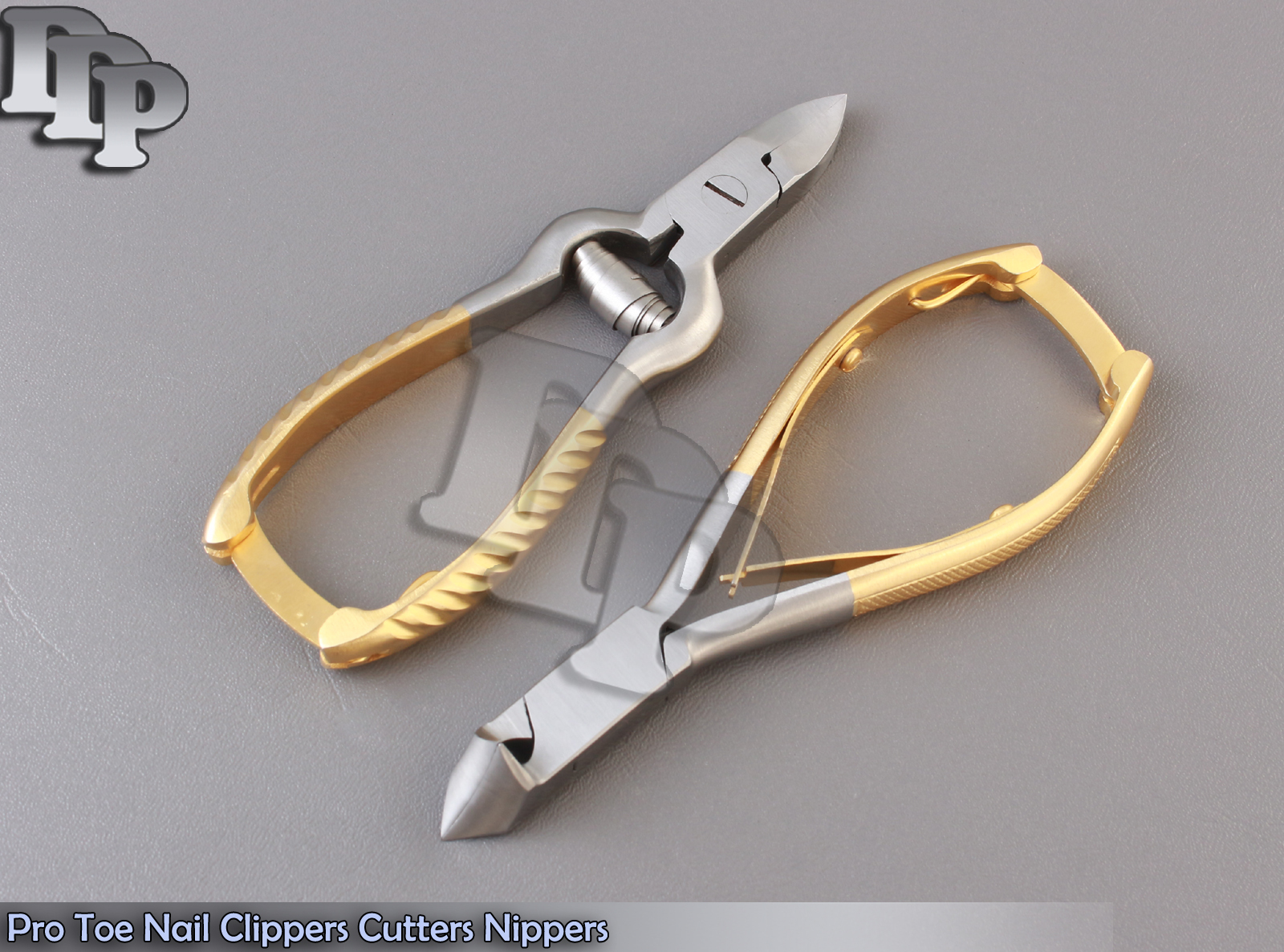 Pro Toe Nail Clippers Cutters Nippers Pedicure 2pc SET