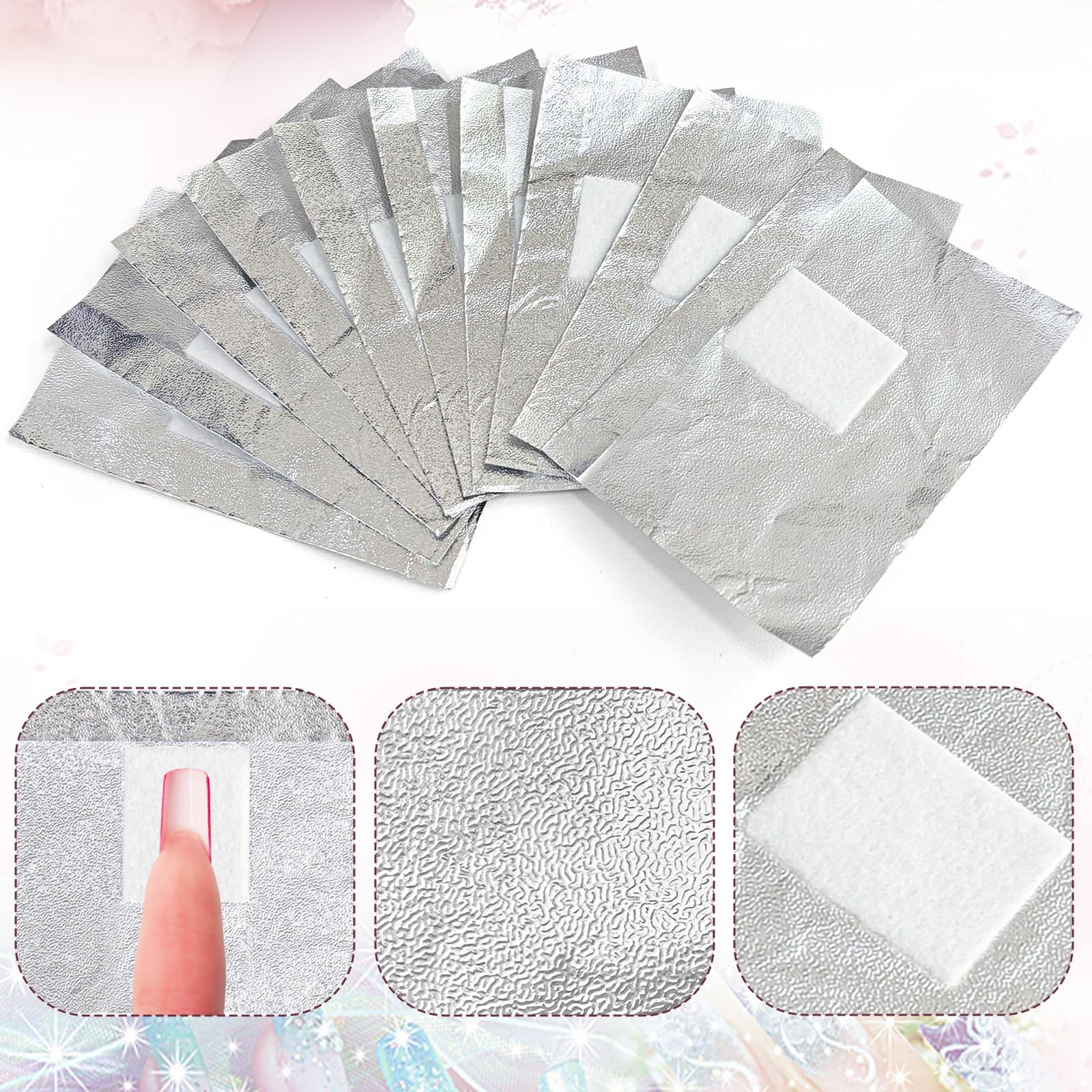 Nail Polish Remove Foil Wraps, Foils Soak Off Wraps Gel Nail…