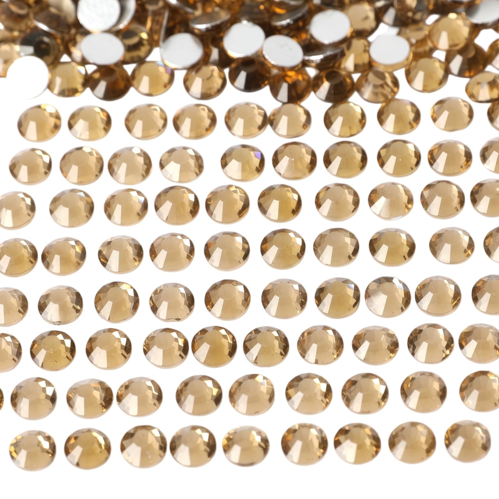 Diamonland Flatback Glass Crystal Rhinestones Rounds Gems for Bedazzling Nail…