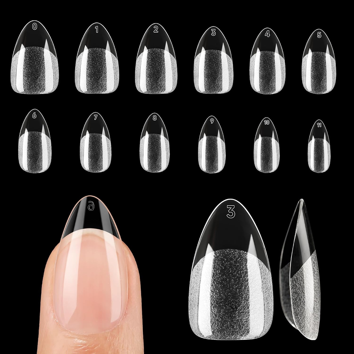 6 in 1 Gel Nail Glue for Nails Tips 10Ml Long Lasting U V Nail Glue Super Strong