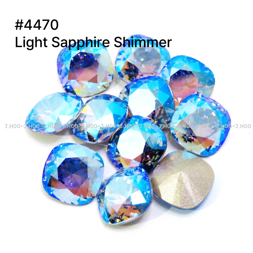 Swarovski 4470 Cushion Square Fancy Stone10mm(2pcs)