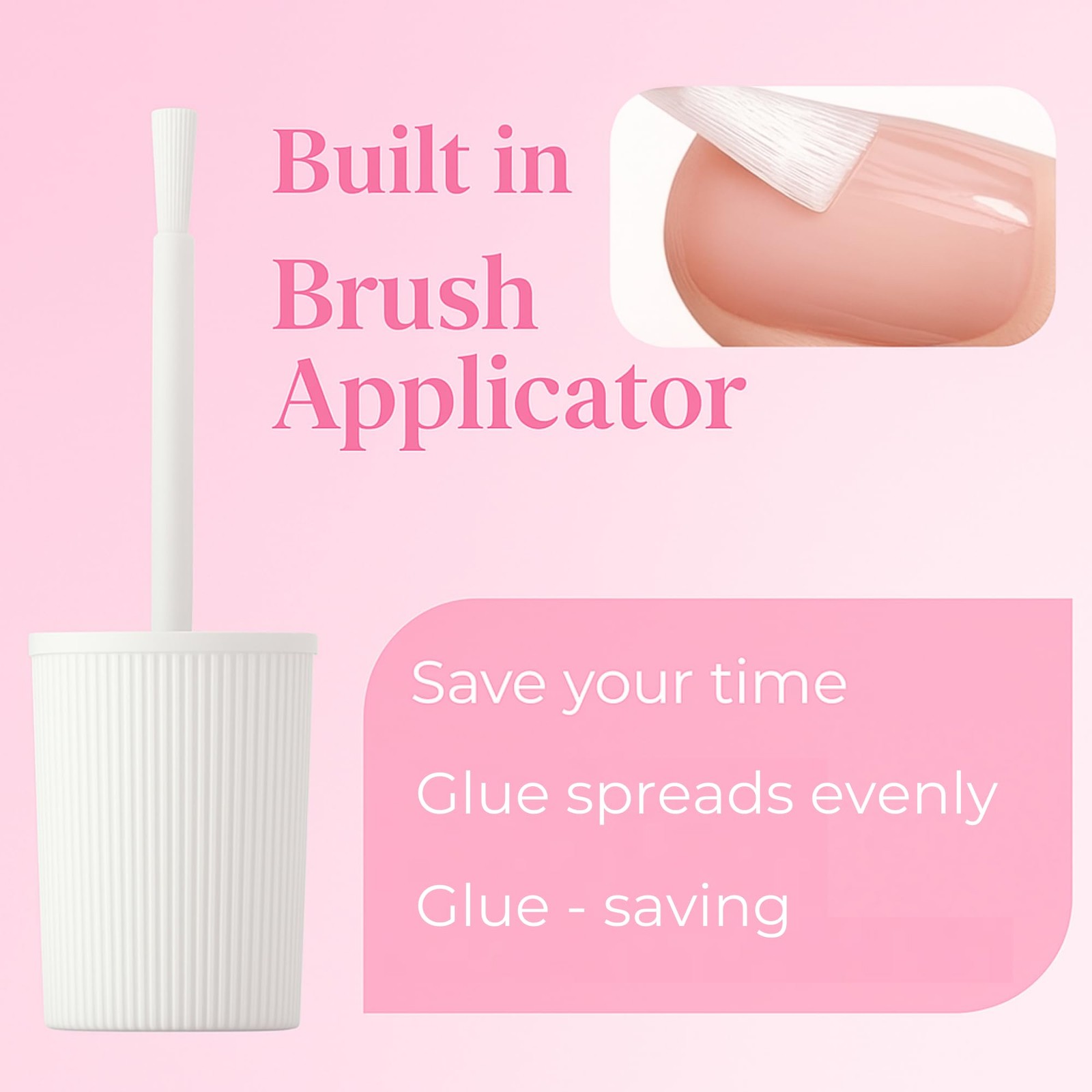 Super Strong Nail Glue for Acrylic Nails Press on Nails Professional Nail Glu…