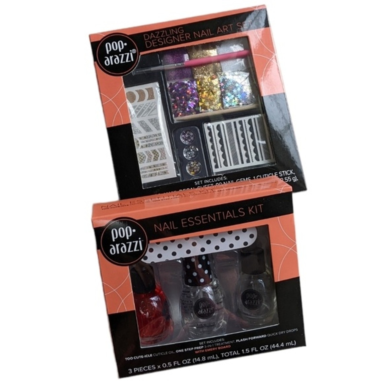 NEW Pop-arazzi Dazzling Nail Art & Essentials Kit **NEW** Gems, Stickers, Oil