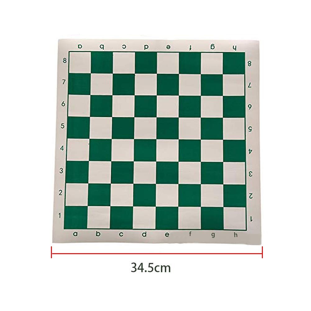 KASCLINO Tournament Chess Mat, PU Leather 34.5cm, As Picture Show