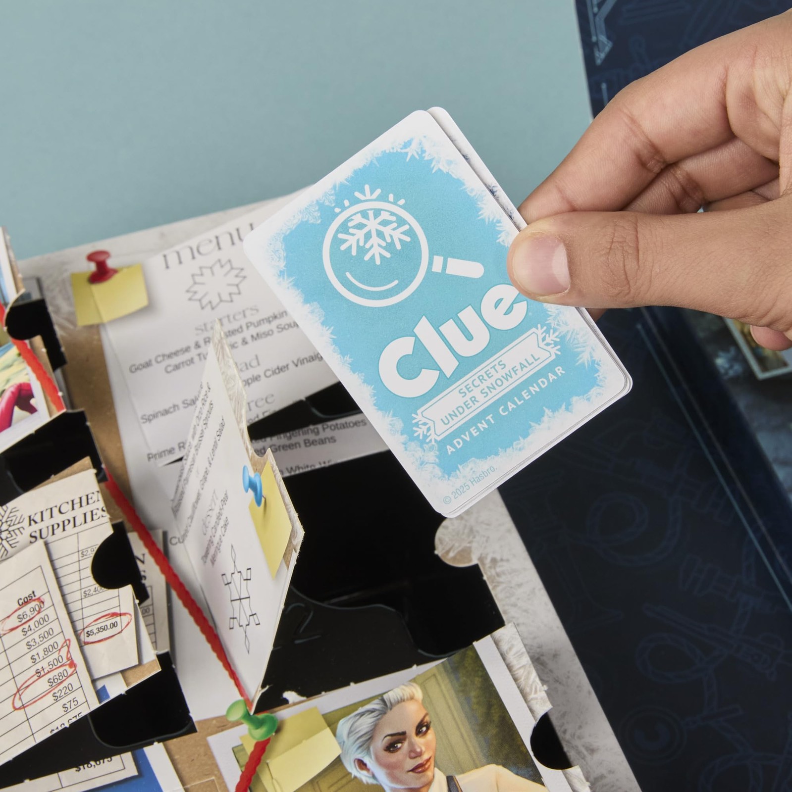 Clue Advent Calendar: 13 inches x 13 x 0.1 inches, Not Applicable