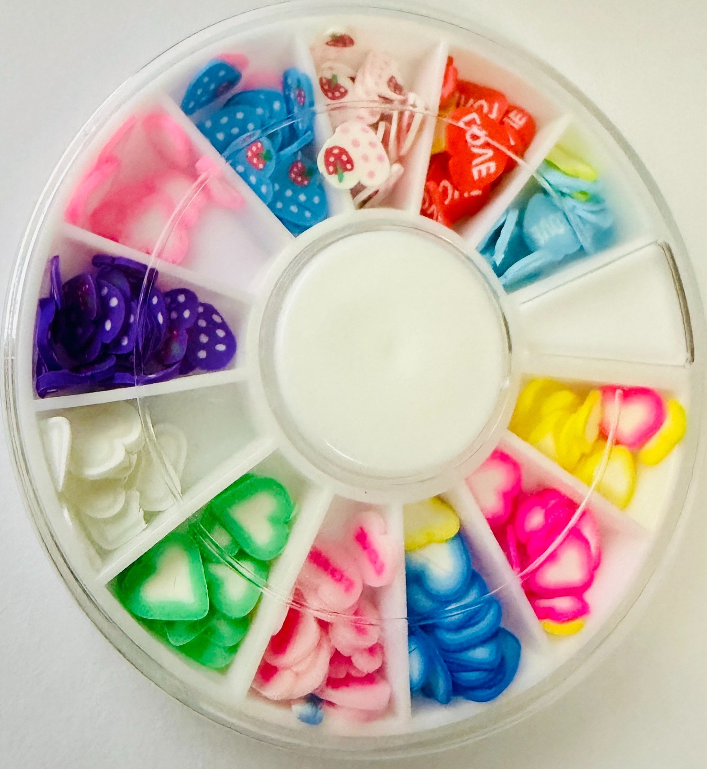 Fimo Dessert Slices Wheel Nail Art Slime Charms Fake Bake Choose Style
