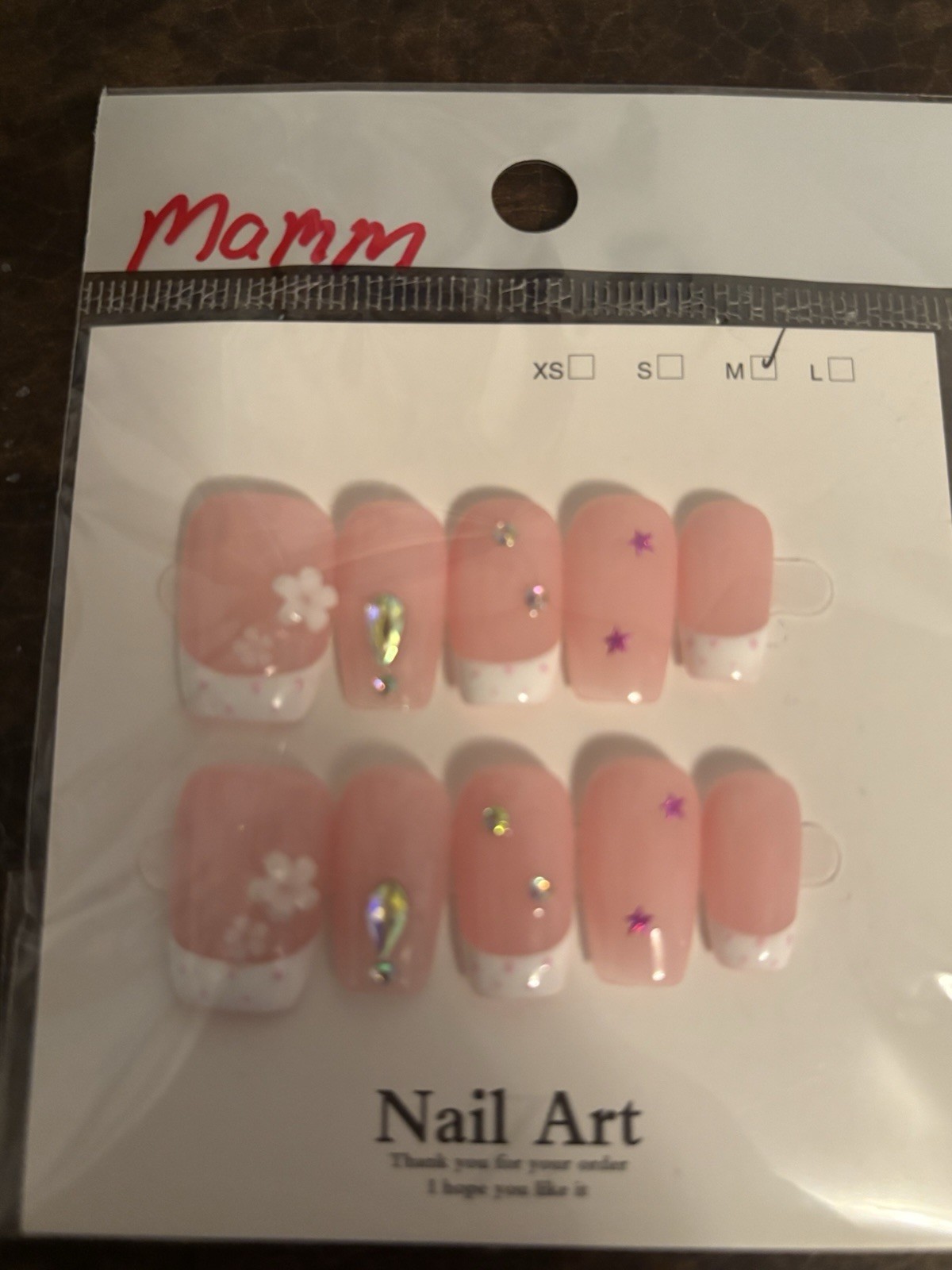 Homemade Assorted Size Medium Press On Nail Lot