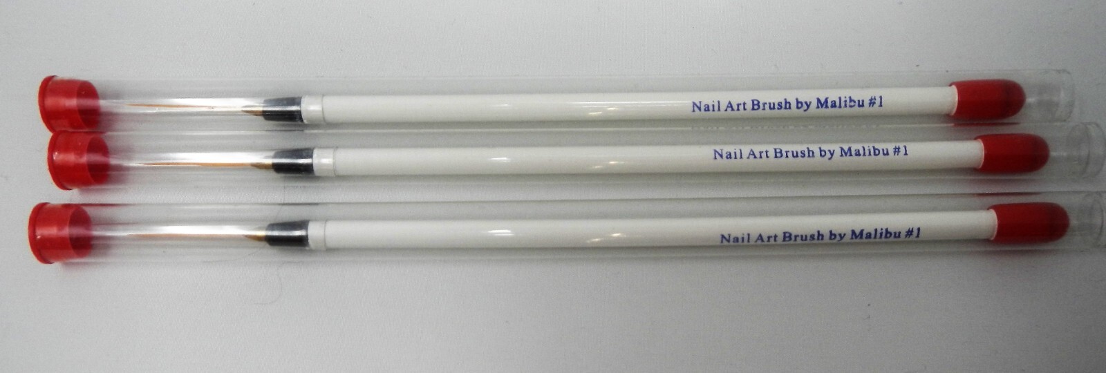 Malibu Nail Art Liner Striping Brush Fine Line Detail Painting #1 QTY 3