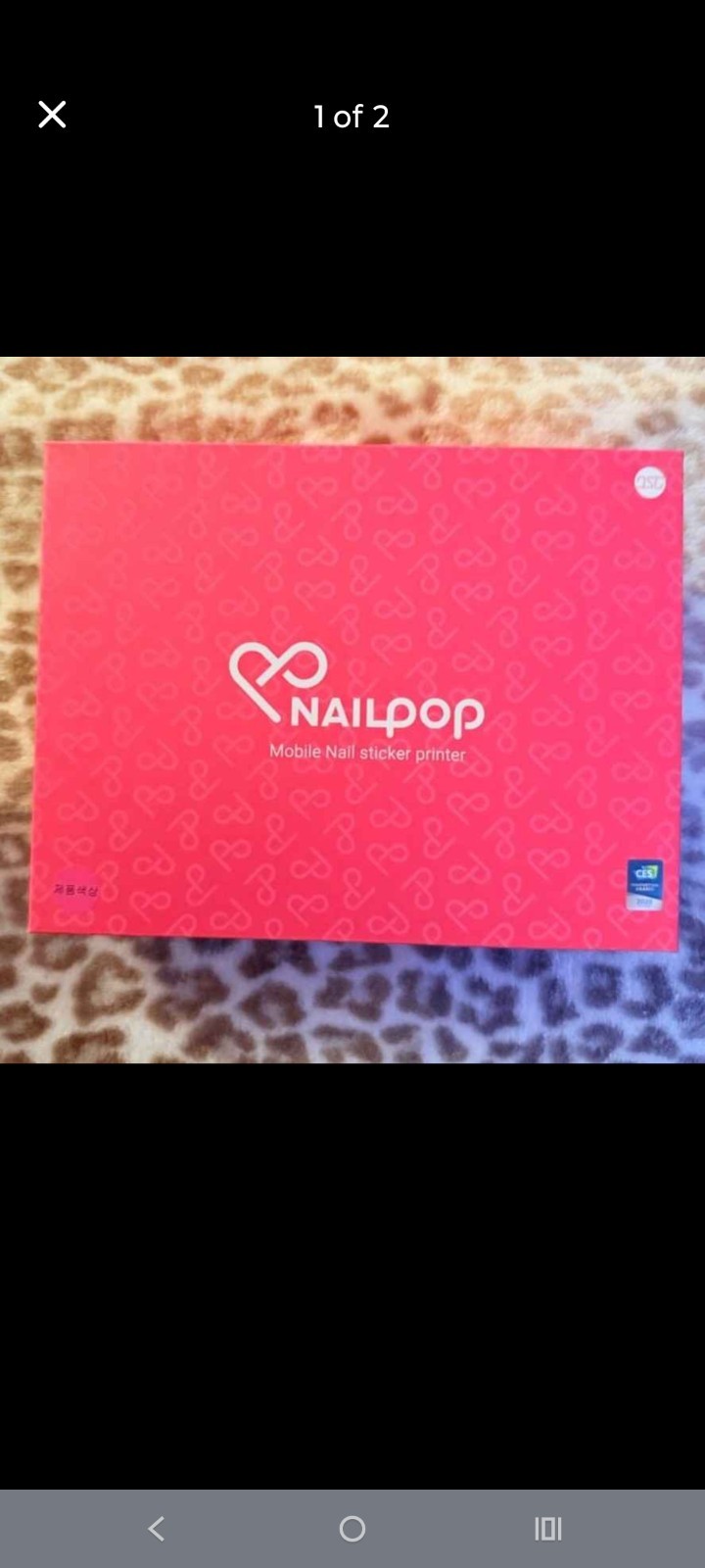 NAILPOP Nail Art Printer Kit, brand new