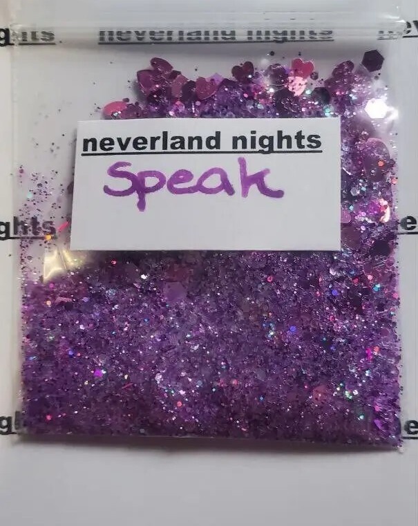 Speak Glitter Mix for nails