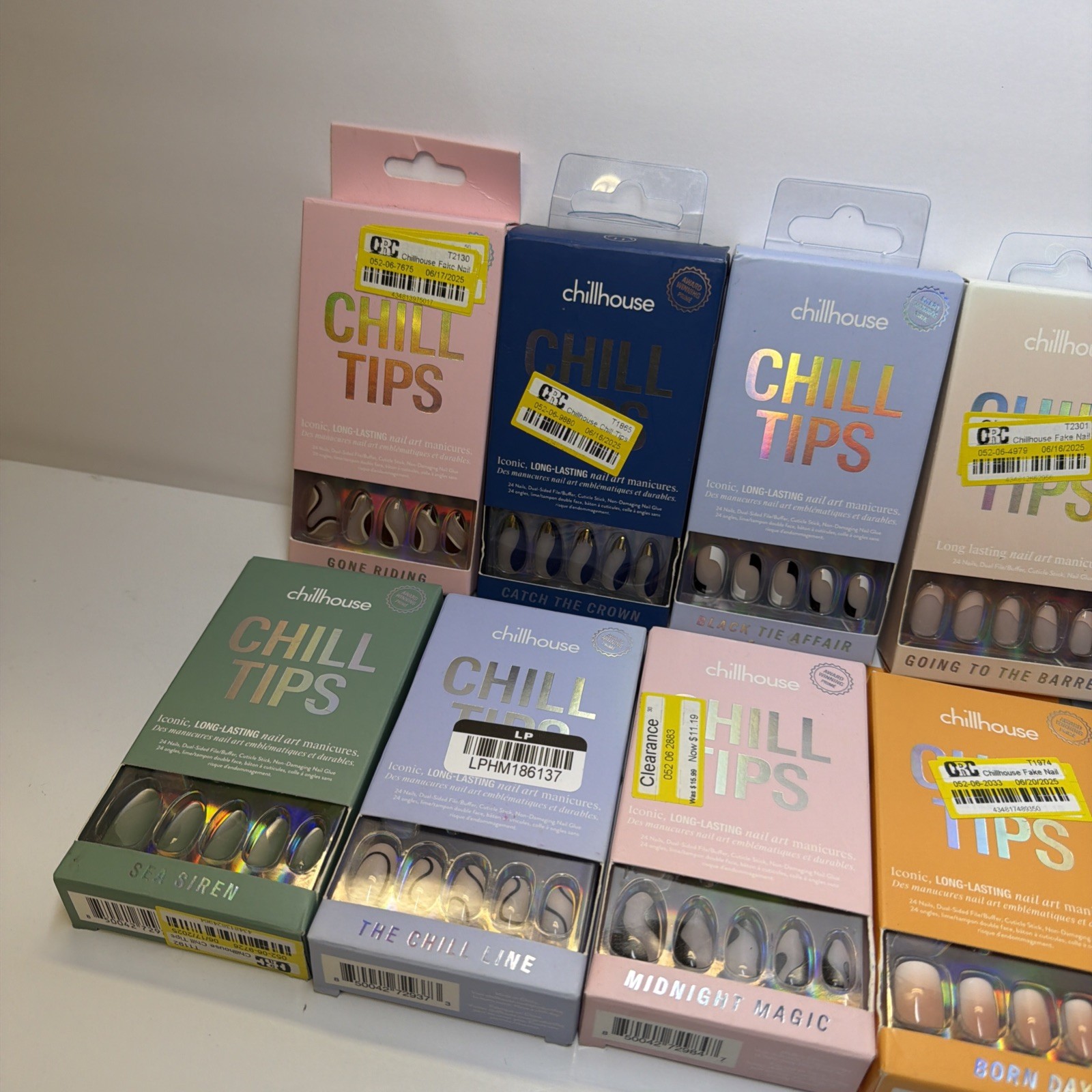 Lot Of 10 Chillhouse Chill Tips Press On Nails New