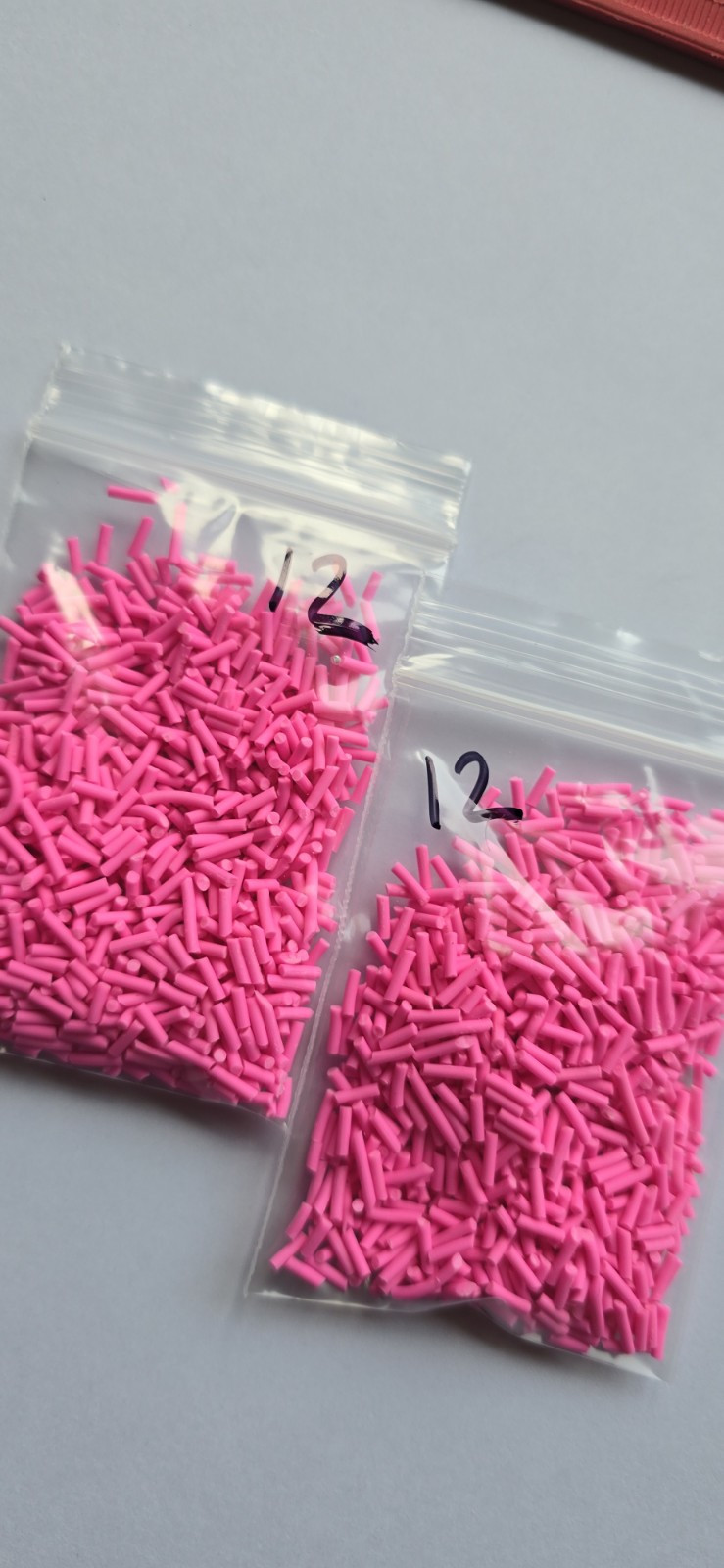 12g bag Pink Sprinkles clay for crafts resin art card makin