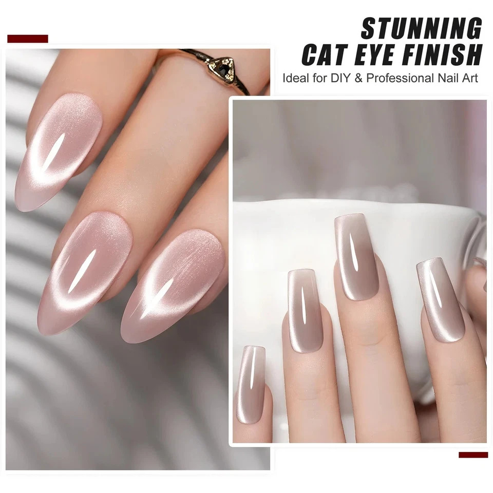 Double-head French Nail Art Magnet Set 3D Strong Cat Eye Magnet Nail Art Gel Pol